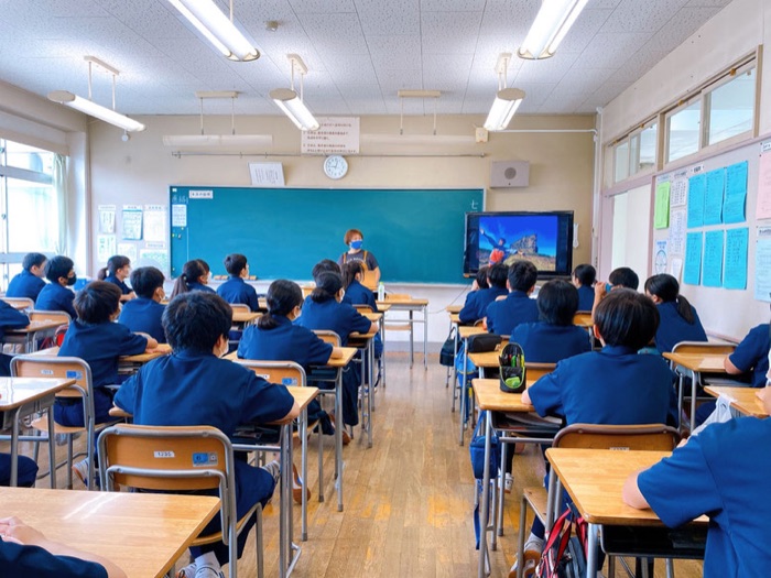 もやもや探検授業の様子